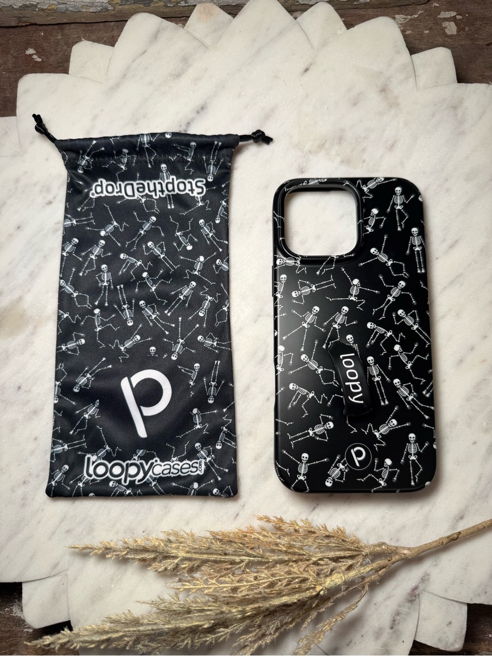 Gently Used Boogie Bones IPhone 16 Pro Max Loopy Case (Righty)